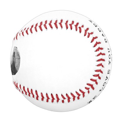 DAD Happy Fathers Day Photo Baseball And Softball