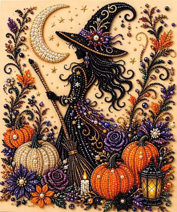 🤍DIY Halloween Diamond Painting Kits