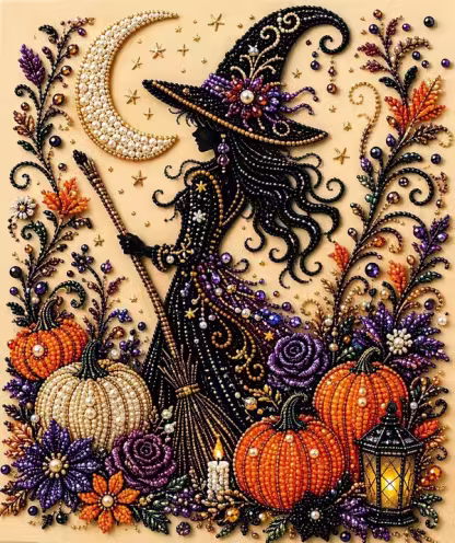 🤍DIY Halloween Diamond Painting Kits
