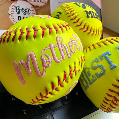 Custom Embroidered Father's Day Baseball & Softball, Gift for DAD