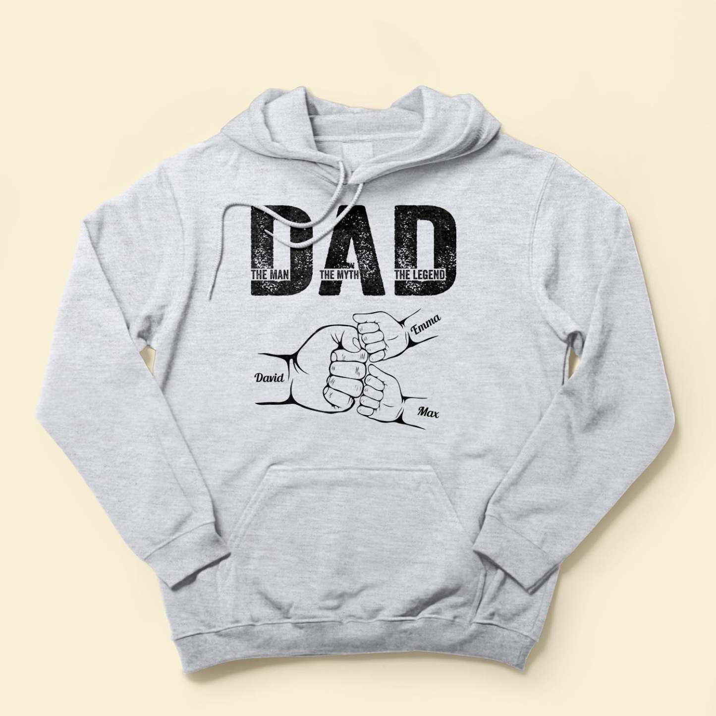 Dad The Man The Myth The Legend - Personalized Shirt Father's Day