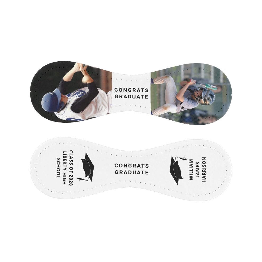 Graduation Congrats Personalized Photo Baseball And Softball
