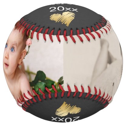 Happy First Fathers Day Personalized Custom Made Softball And Softball