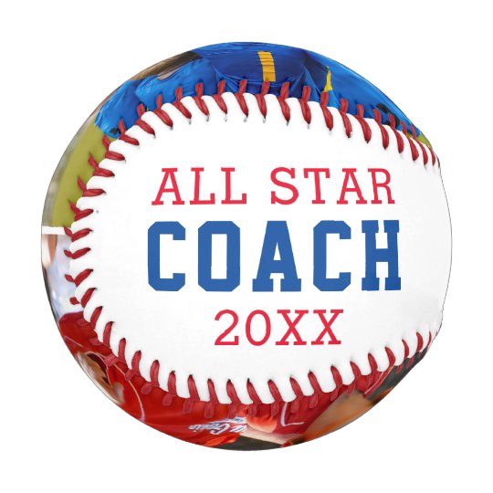 COACH Thank You 2 Photo Personalized Custom Baseball And Softball