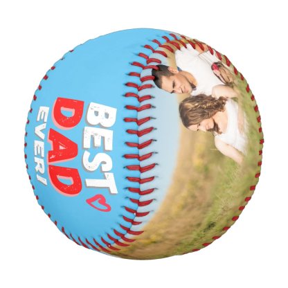 Best dad ever! and little red heart baseball