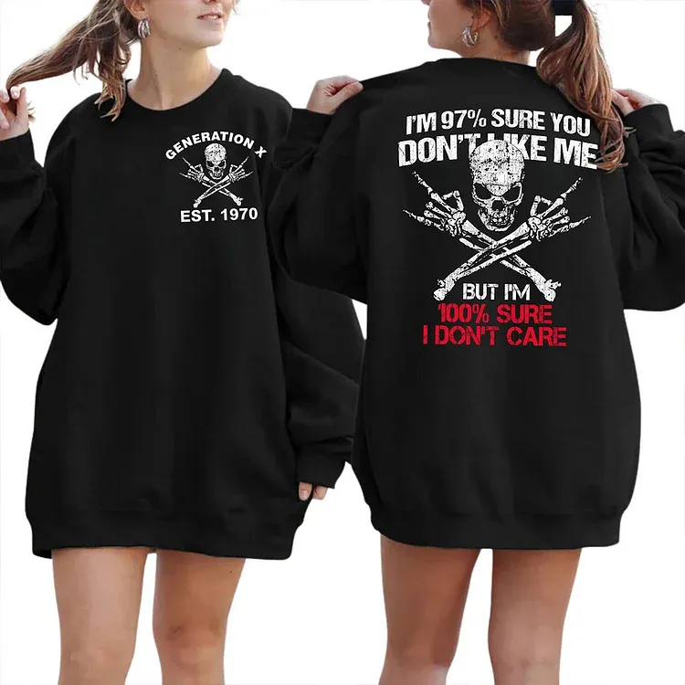 Custom I DON'T CARE GENERATION Shirt