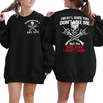 Custom I DON'T CARE GENERATION Shirt