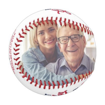 Best Grandpa Ever | Birthday Photos & Monogram Baseball And Softball