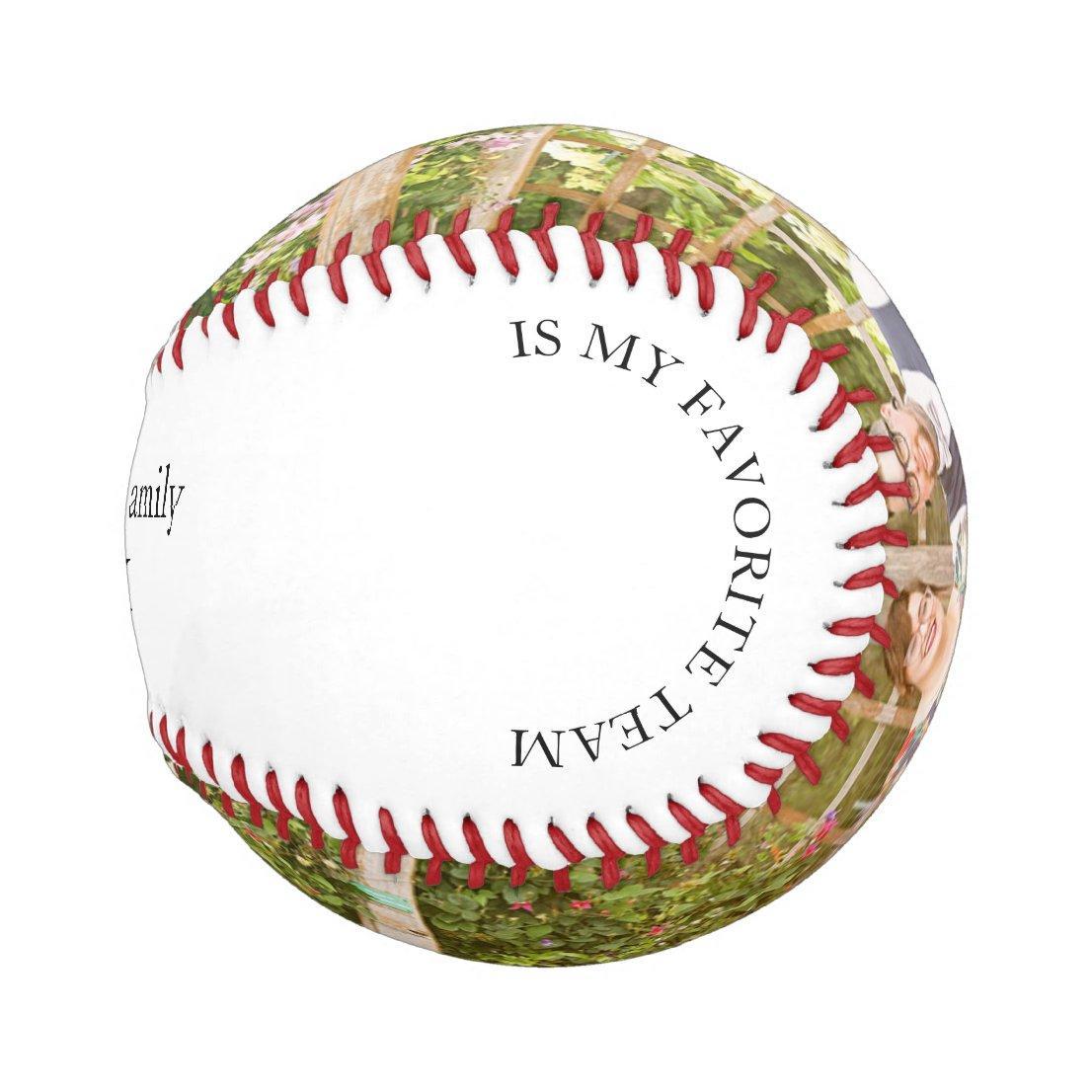 Family Photo Father and Baby Baseball And Softball