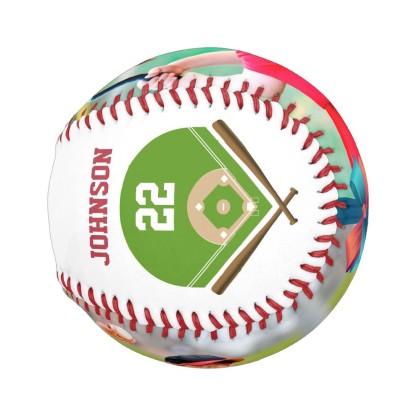 Decorate the Baseball And Softball with Photo Name and Number