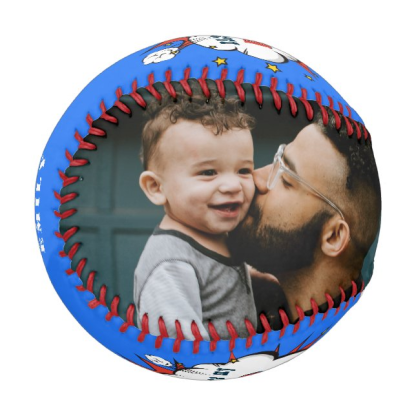 Daddy Hero Superhero Dad Father`s Day Photo Baseb Baseball