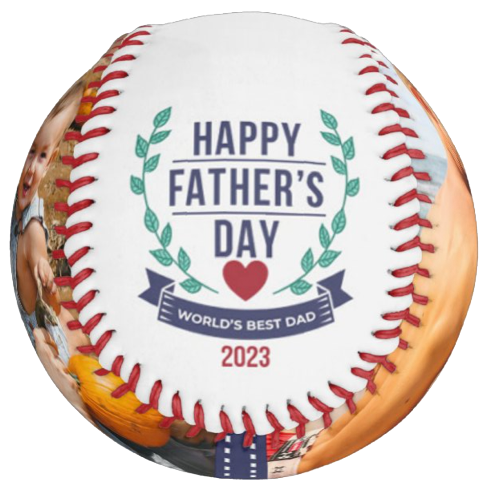 Custom Baseball And Softball Fathers Day Gift - Emblem