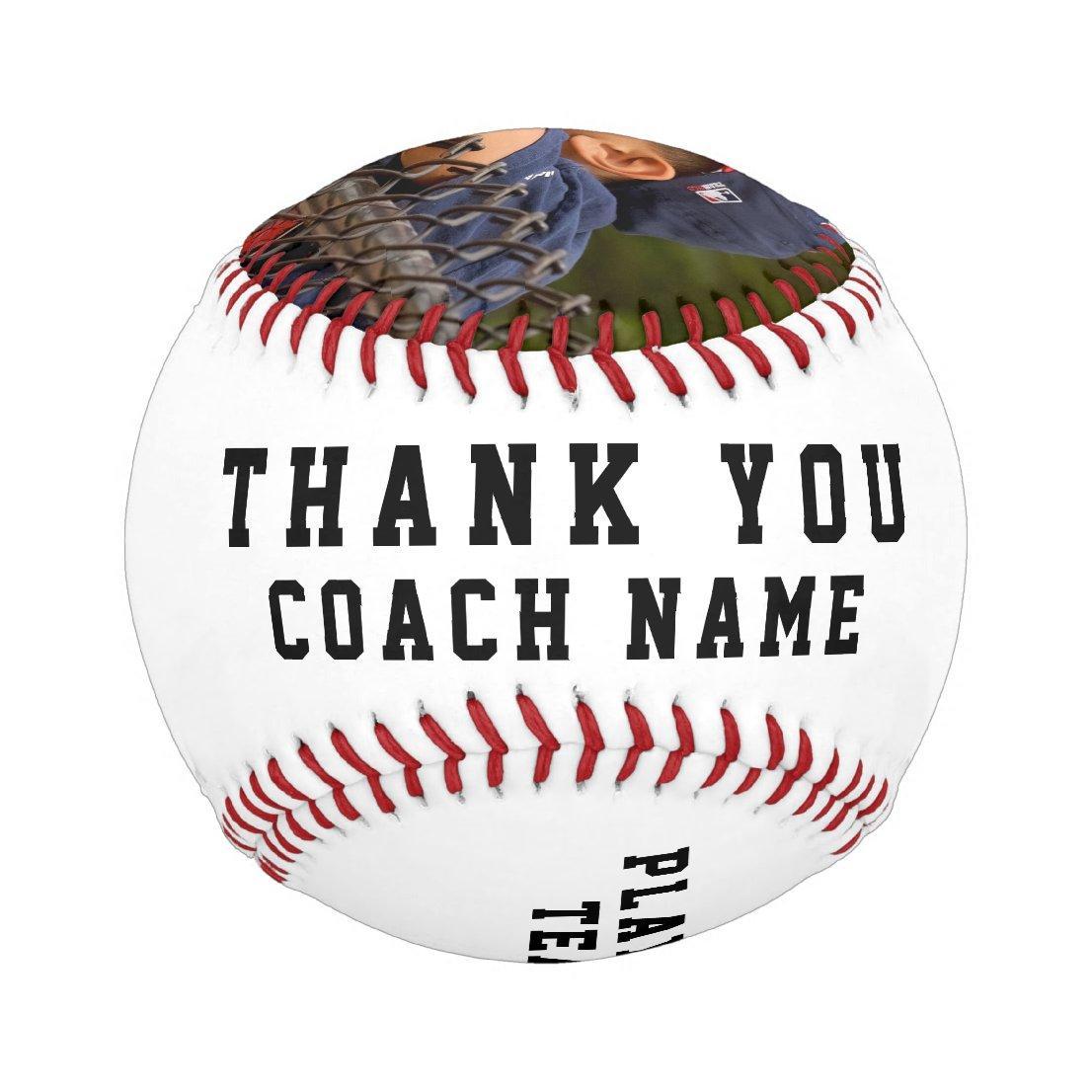 Thank you Coach Team Name Number Photo Baseball And Softball