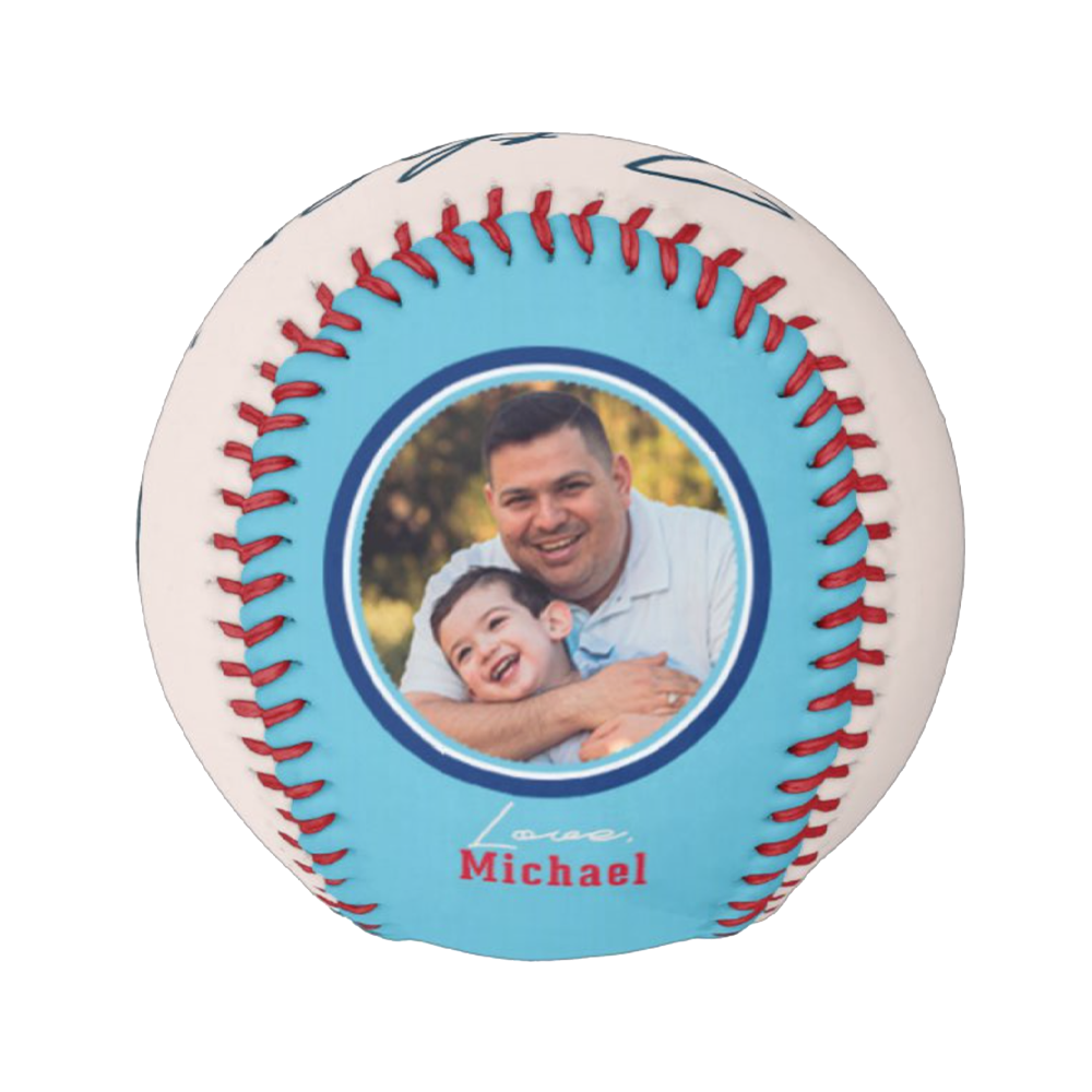 Custom Baseball And Softball Fathers Day Gift - Two Tone
