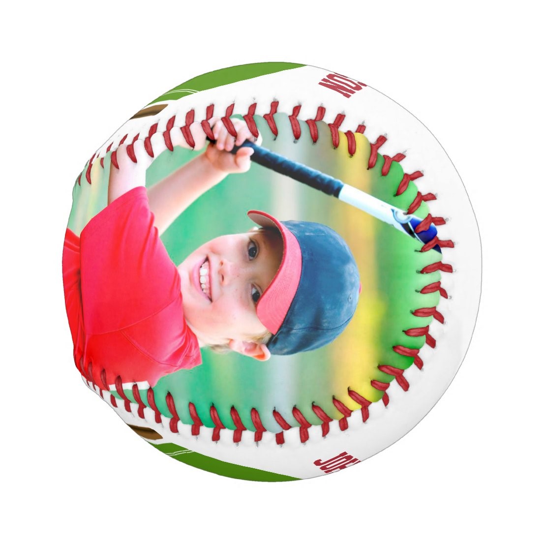 Decorate the Baseball And Softball with Photo Name and Number