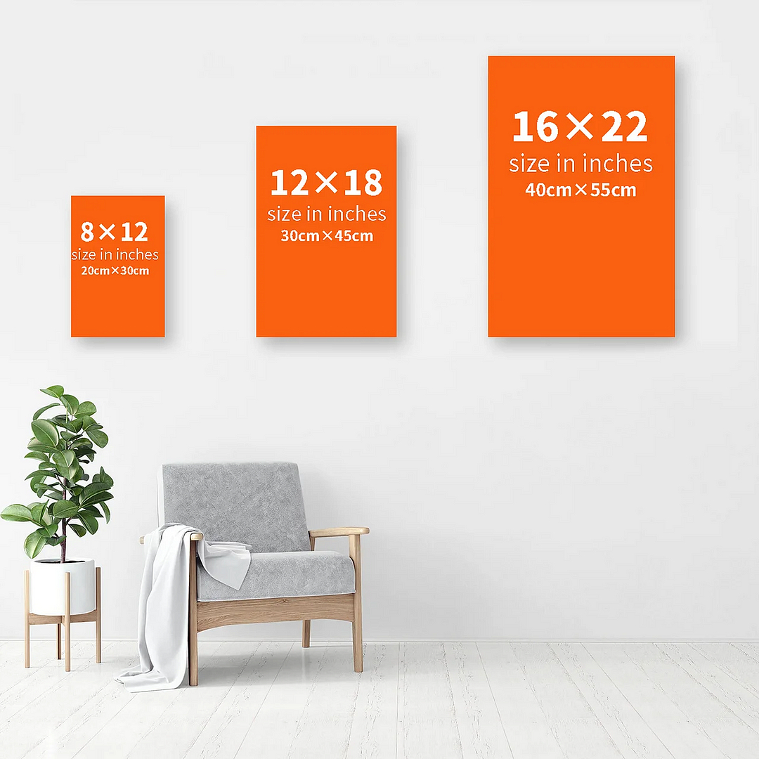 Custom Art Frame/ REAL MOON PHASE, Gifts For Dad/Mom/Couples