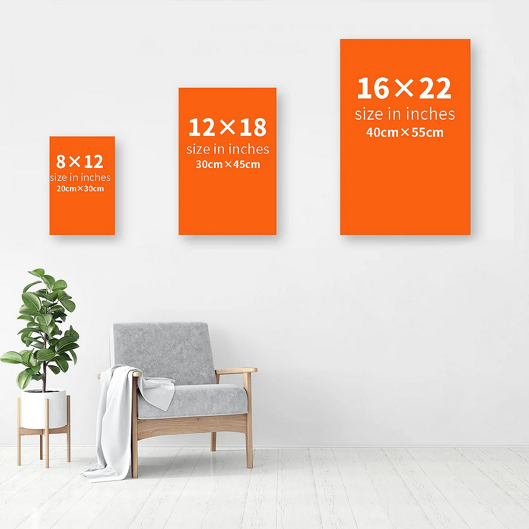 Custom Art Frame/ REAL MOON PHASE, Gifts For Dad/Mom/Couples