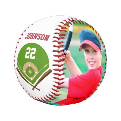 Decorate the Baseball And Softball with Photo Name and Number