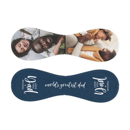 Modern World's Greatest Dad 2-Photo Baseball