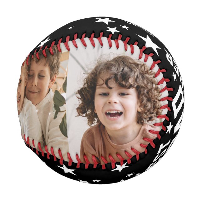 Best Dad Ever Father's Day 4 Photo Baseball