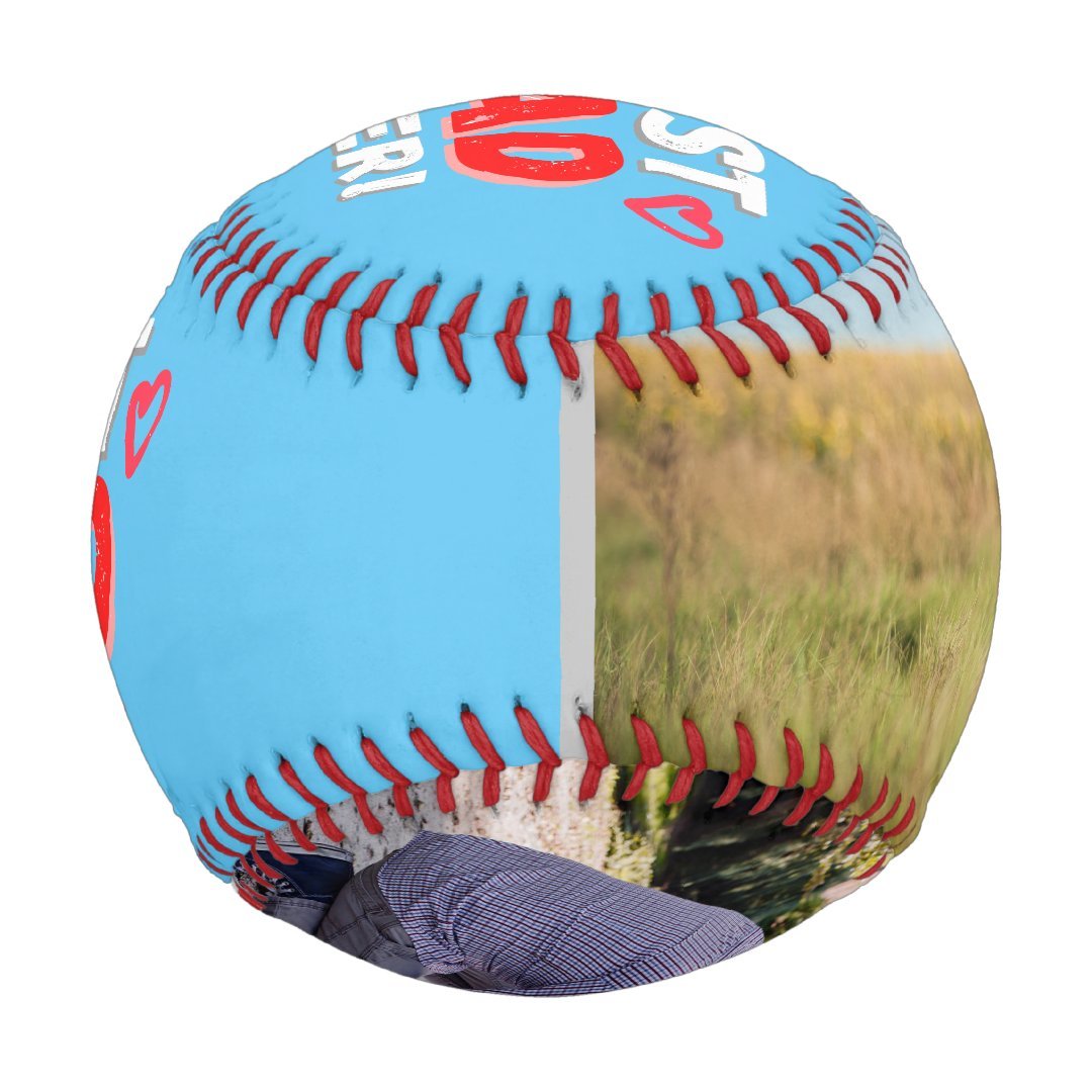 Best dad ever! and little red heart baseball