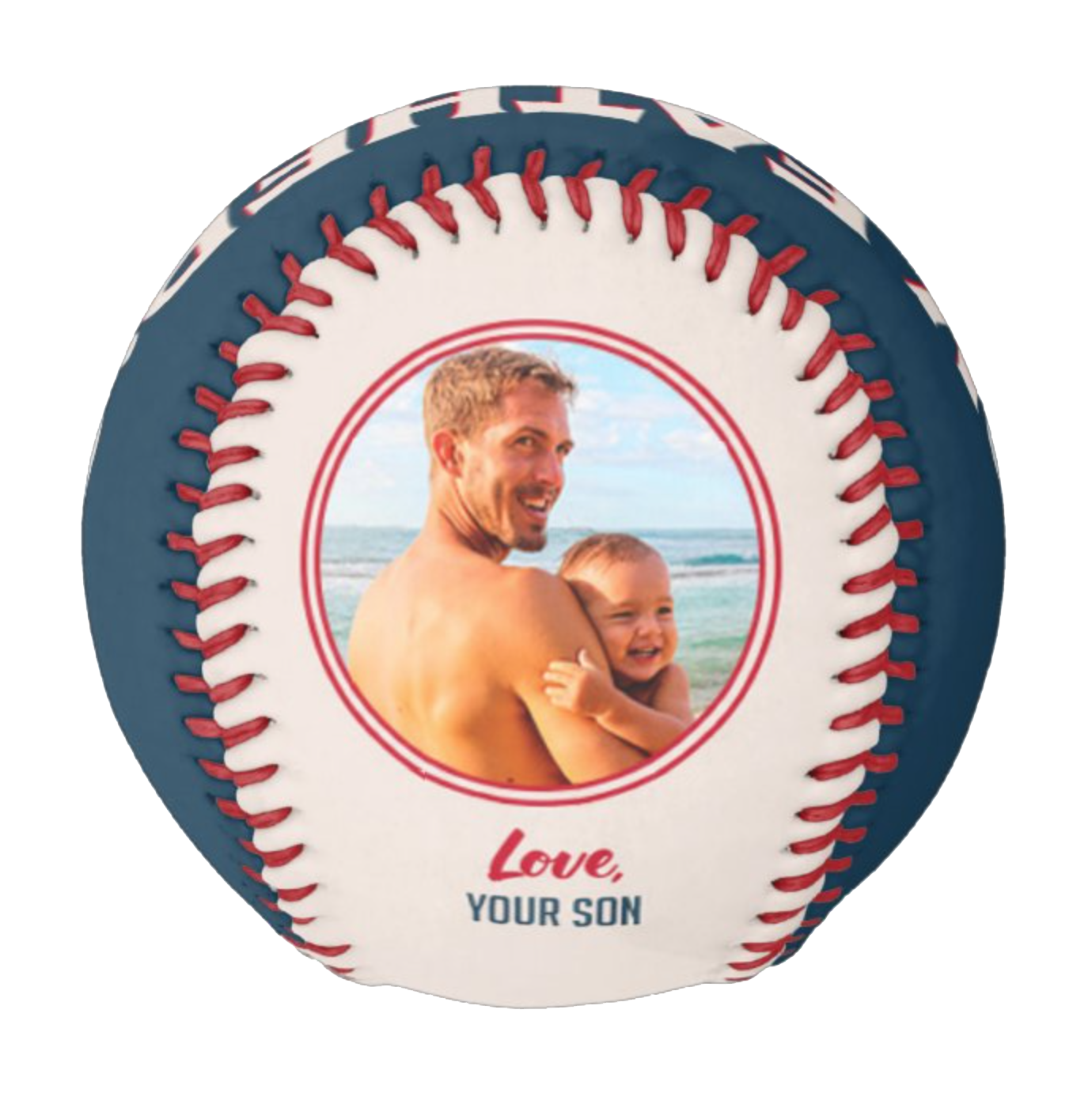 Custom Baseball And Softball Fathers Day Gift - Retro