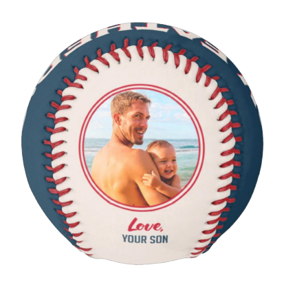 Custom Baseball And Softball Fathers Day Gift - Retro