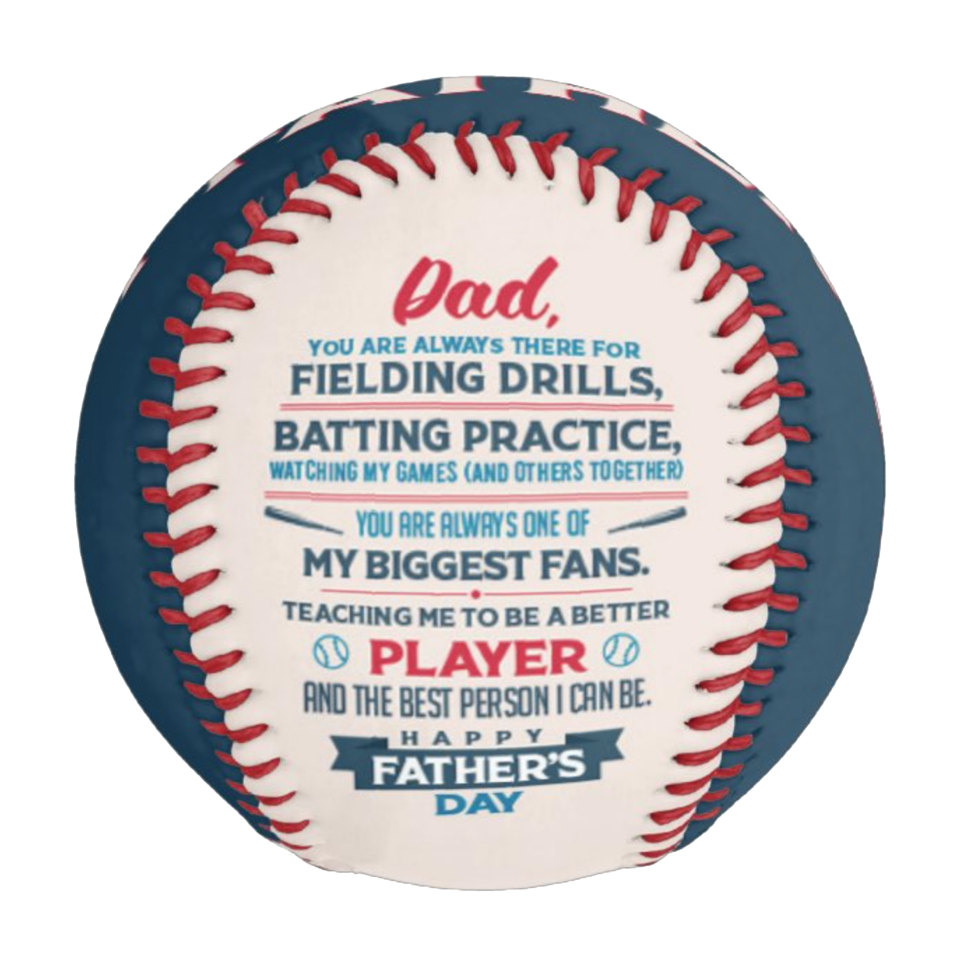 Custom Baseball And Softball Fathers Day Gift - Retro
