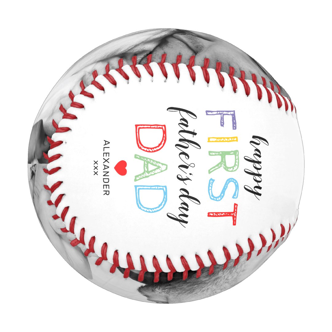First Father's Day Baseball And Softball