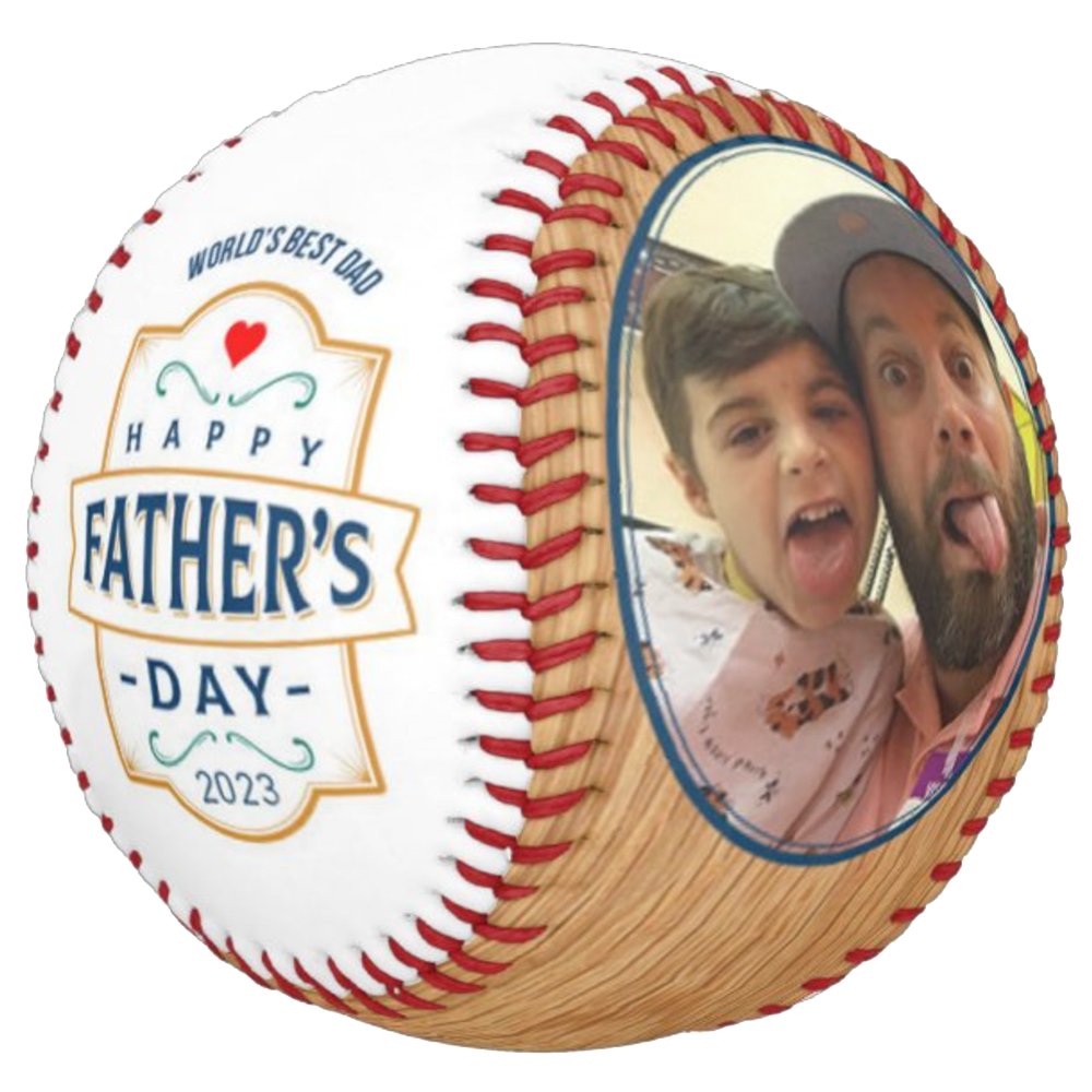 Custom Baseball And Softball Fathers Day Gift - Vintage
