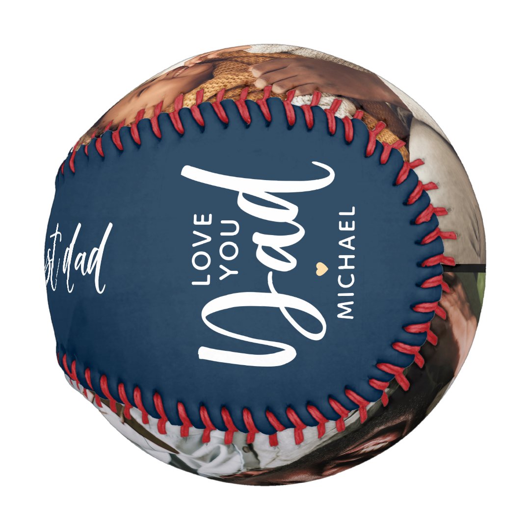 Modern World's Greatest Dad 2-Photo Baseball