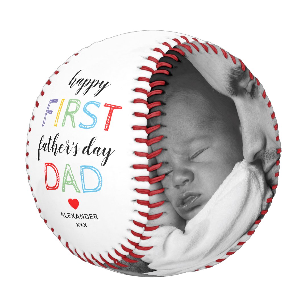 First Father's Day Baseball And Softball