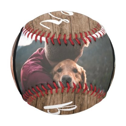 Best Dog Dad Ever Father's Day 3 Photo  Collage Baseball And Softball