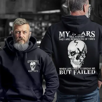 Generation X 2 Side T-shirt, My Scars Tell A Story They Are Reminders Of Times Shirt, Unisex Hoodie, Custom Year Of Birth Sweatshirt