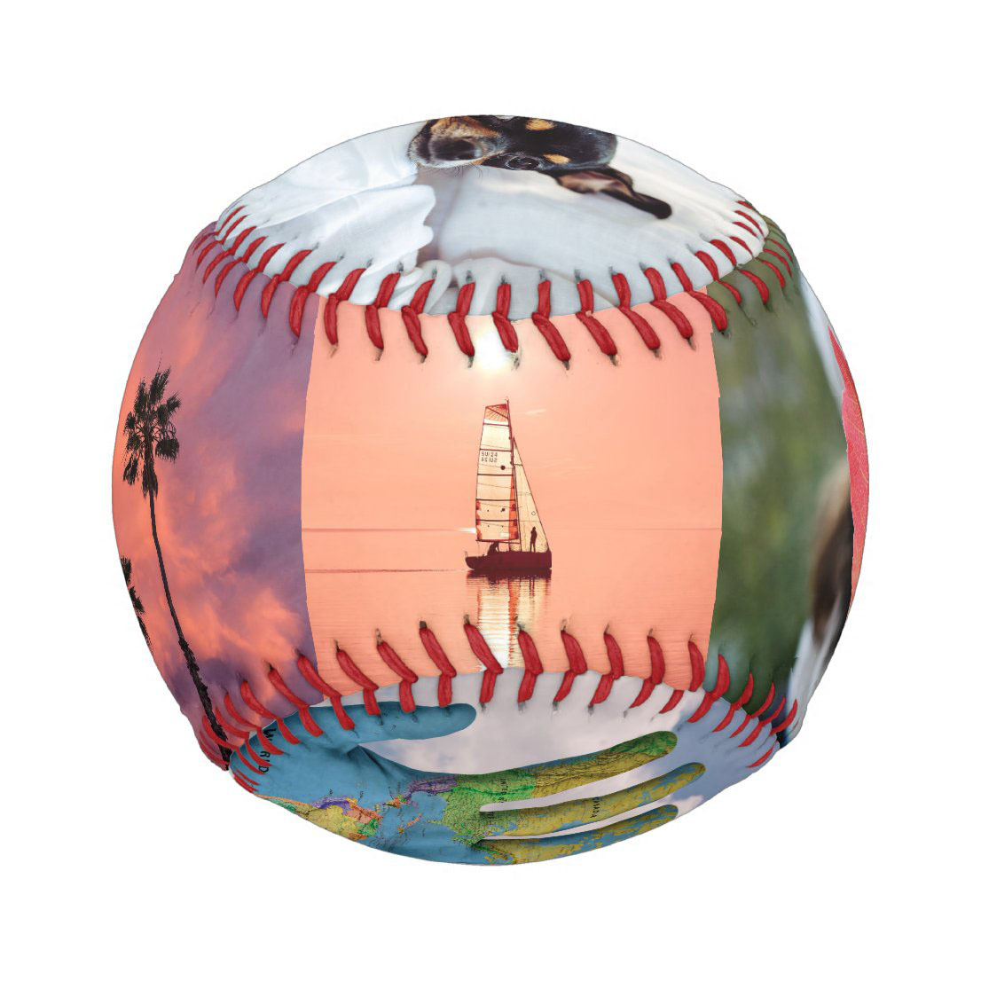 Your Photos Custom Collage Baseball And Softball