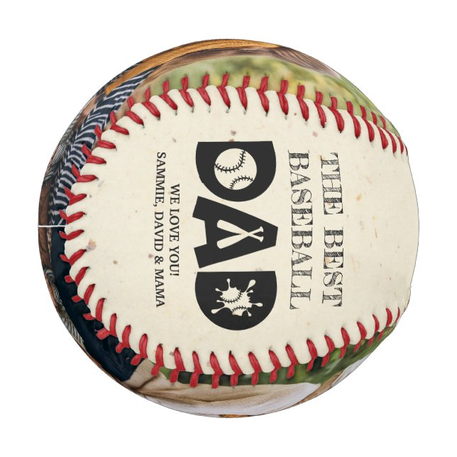 Best Baseball Dad Create Your Own Photo Baseball