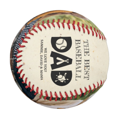 Best Baseball Dad Create Your Own Photo Baseball