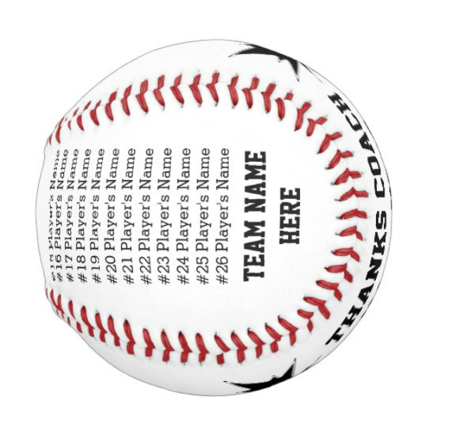 Team Souvenirs Custom Baseball And Softball