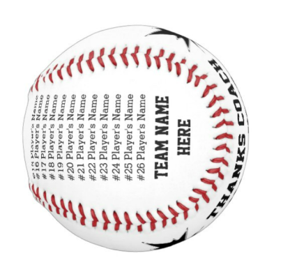 Team Souvenirs Custom Baseball And Softball