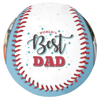 Custom Baseball And Softball Fathers Day Gift - Worlds Best