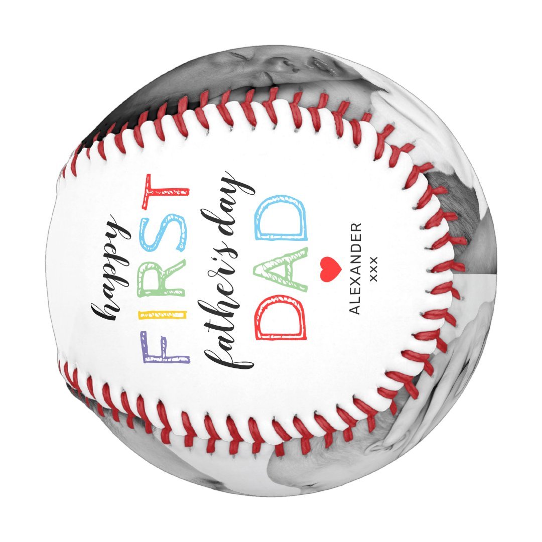 First Father's Day Baseball And Softball