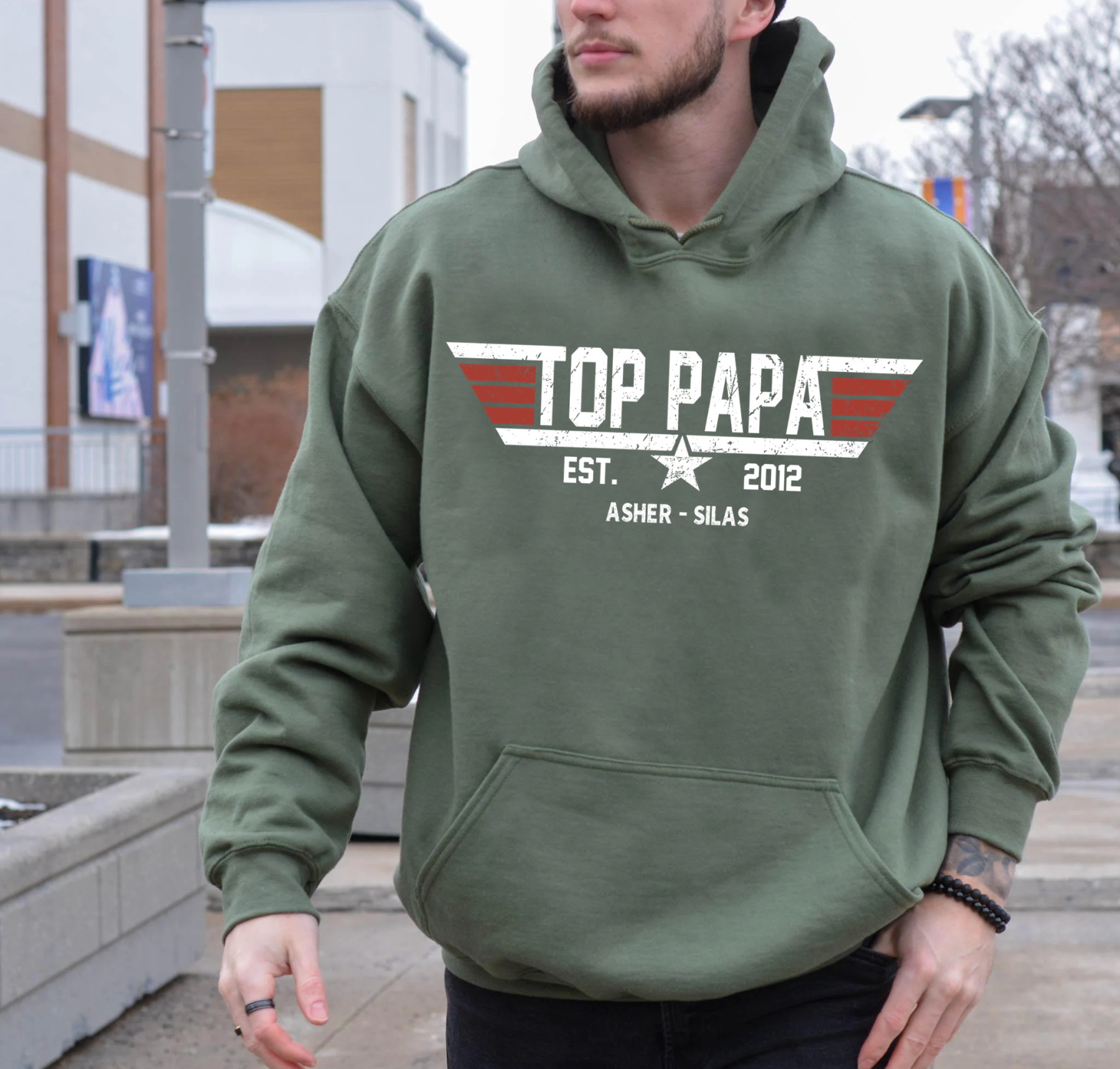 Top Dad Shirt, Father's Day Gift, For Grandpa And Children