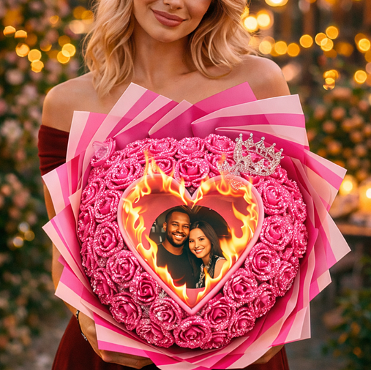 💕Everlasting Glitter Roses - Burnaway Edition