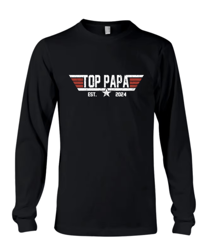 Top Dad Shirt, Father's Day Gift, For Grandpa And Children