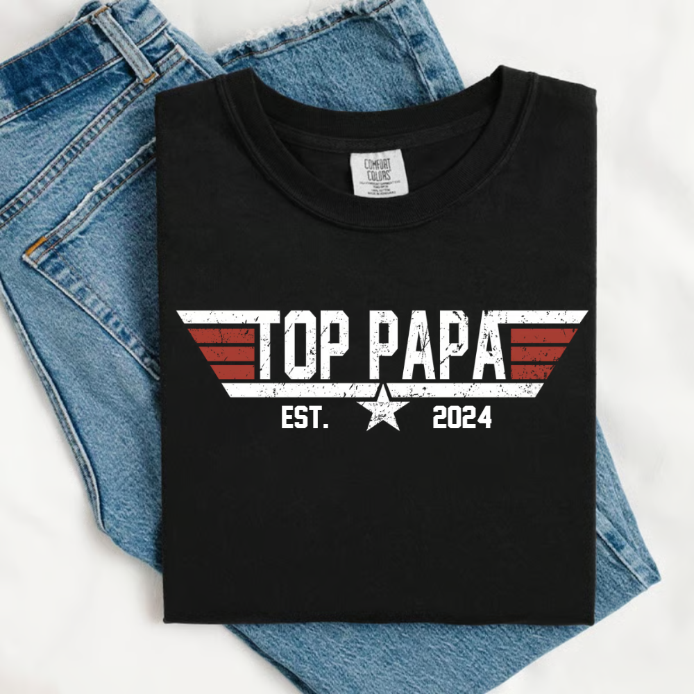 Top Dad Shirt, Father's Day Gift, For Grandpa And Children