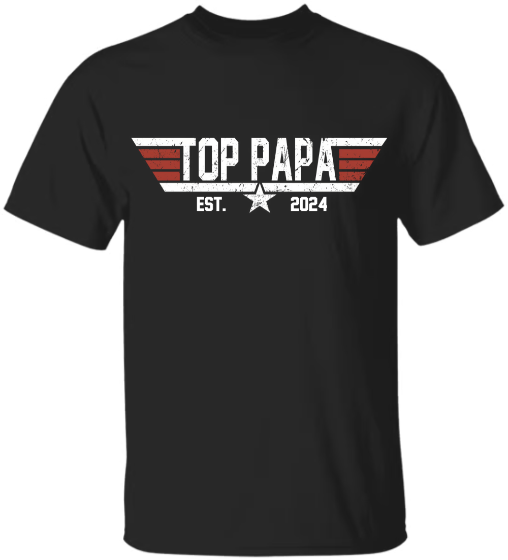 Top Dad Shirt, Father's Day Gift, For Grandpa And Children