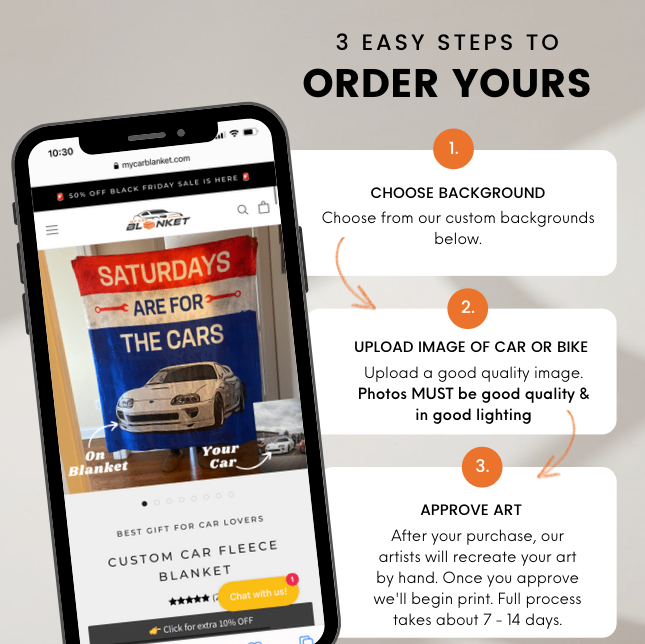 Subieway Custom Car Fleece Blanket