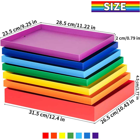 Puzzle Sorting Trays Stackable Puzzle Trays for Puzzles up to 1500 Pieces