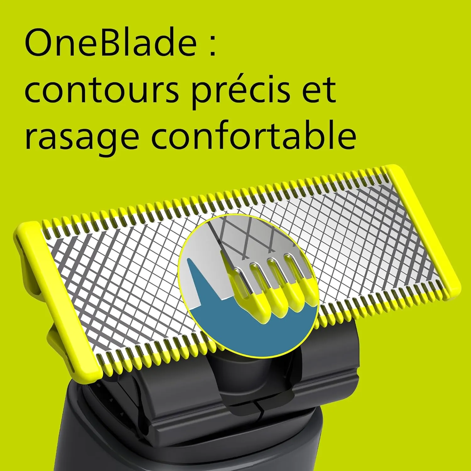 Philips Series 9000 - Tondeuse 14-en-1, OneBlade, coupe précise, contours nets, rasage pratique, trousse de toilette Premium, lame OneBlade supplémentaire (modèle MG9550/15)