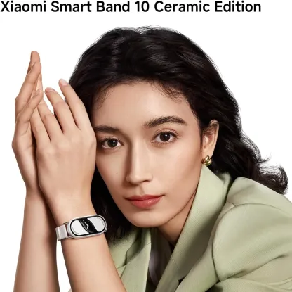 Xiaomi Smart Band 10, Montre Connectée, Boîtier alu, Suivi d'Activité, Écran AMOLED 1.72'', Autonomie 21 Jours, Charge Rapide, Suivi santé & Sommeil,150+ Sports, iOS & Android, 5 ATM, Boussole